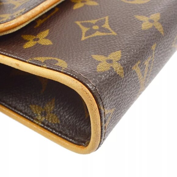 LOUIS VUITTON POCHETTE FLORENTINE BUM BAG #XS MONOGRAM - Picture 4 of 8